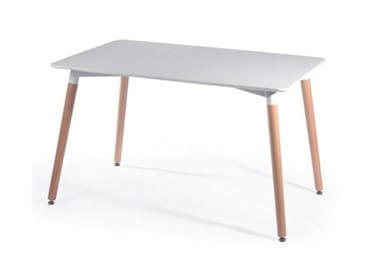Rectangular Dining Table<br/>
Finish: MDF top /natural beech wood leg<br/>
width: 120 height: 74 length: 80